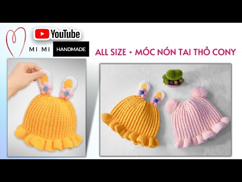 Video #134 Móc Nón Tai Thỏ Cony, Quả Bông PomPom Thật Đáng... - youtube