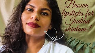 Brown Lipsticks For Indian Skintone Sailee Shinde