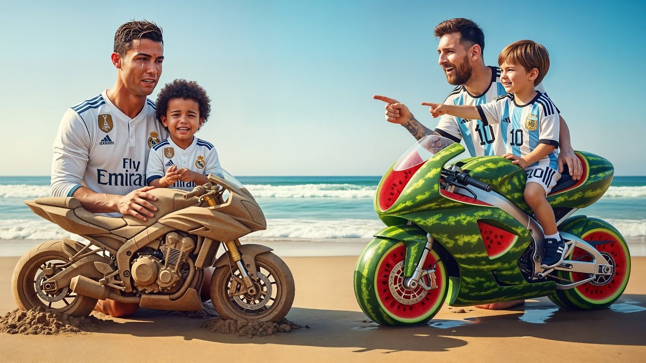 Ronaldo vs messi apple 🍎 challenge ronaldo success 