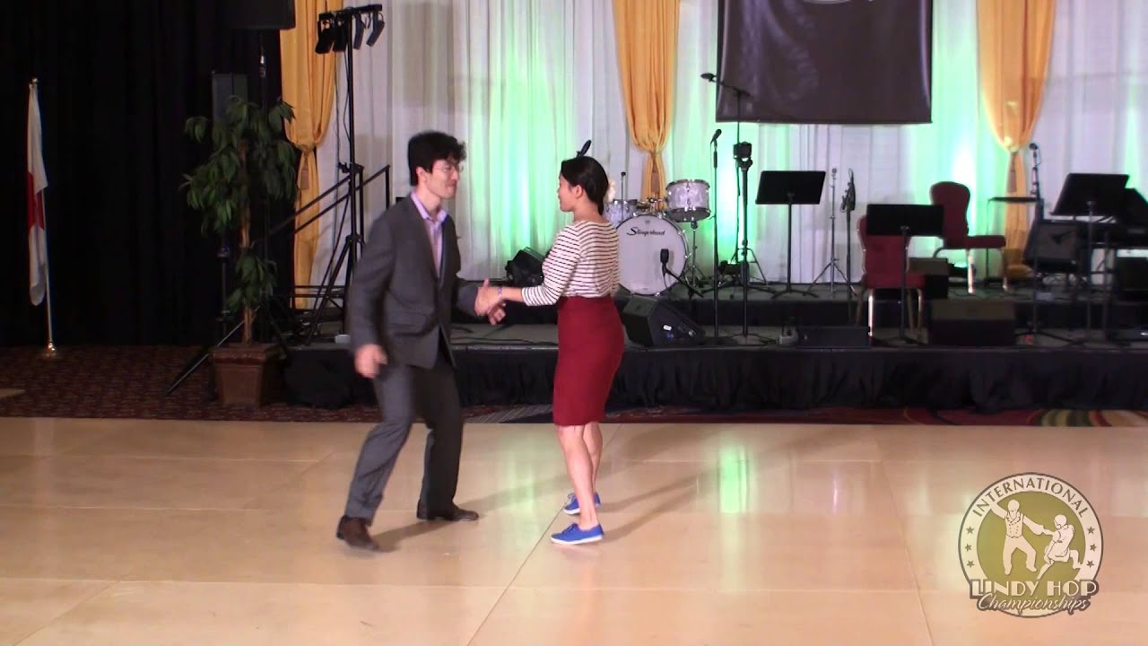 ILHC 2015 - Open Lindy JnJ Finals - Patrick Ye (USA) & Kelly Young (USA)