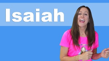 Learn to Spell Isaiah Toddler Song | Learn to Talk with Patty Shukla