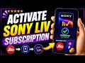 How To Activate Sony LIV Subscription With Jio Recharge