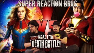 SRB Reacts to Captain Marvel VS Shazam (Marvel VS DC Comics) DEATH BATTLE!