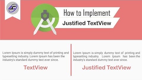 How to Implement Justified TextView in Android Studio | JustifiedTextView | Android Coding