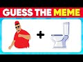 Guess the meme song by emoji  skibidi toilet one two buckle my shoe skibidi dom dom yes yes