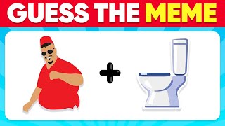 Guess The Meme Song By Emoji Skibidi Toilet One Two Buckle My Shoe Skibidi Dom Dom Yes Yes