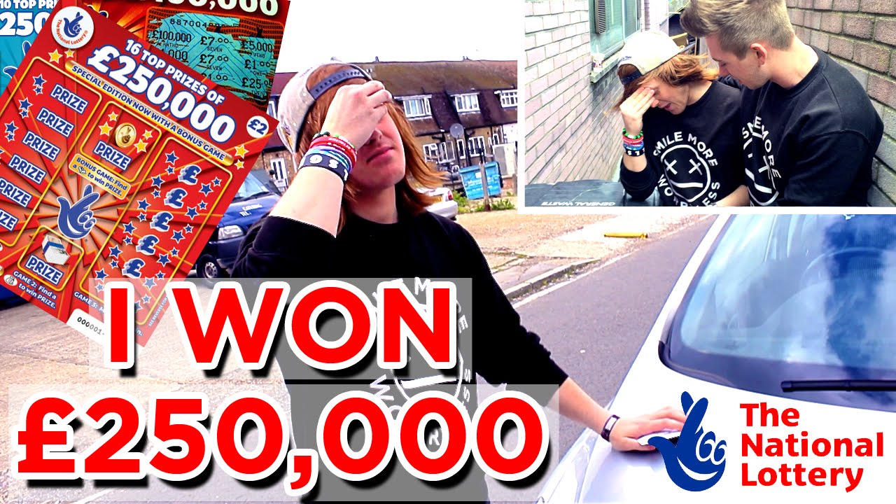 WINNING £250,000 ON A LOTTERY SCRATCHCARD!! (PRANK!!)
