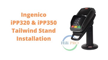 How to Install Ingenico IPP320 and IPP350 Terminal Stands - Tailwind Stand