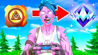 Je Monte UNREAL en RANKED sur Fortnite 🏆 (Le RETOUR)