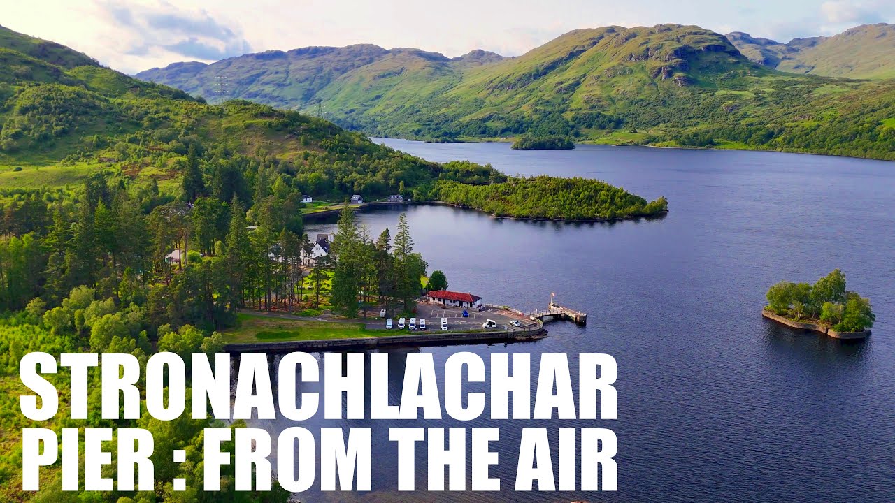 Stronachlachar Pier : A drone tour