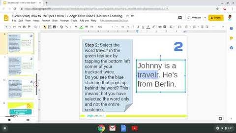 How to Use Spell Check