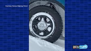 Kansas Highway Patrol urges drivers to stay home