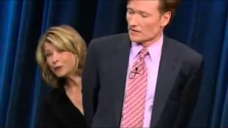 Conan and Martha 'Folding T-Shirts Bobbing Apples'