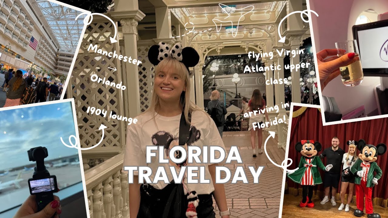 ДЕНЬ ПУТЕШЕСТВИЙ ПО ФЛОРИДЕ! Перелёт Virgin Atlantic Executive Class из Манчестера в Орландо