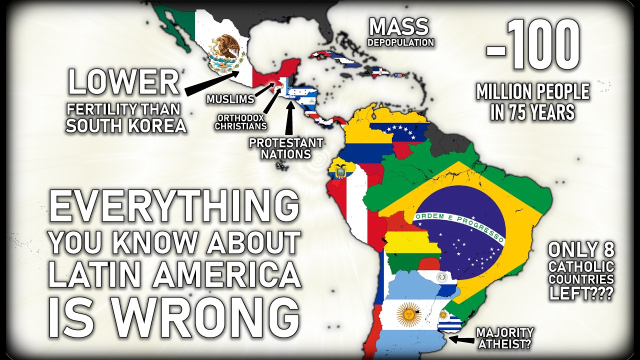 The Latin American Demographic Revolution (Religion, Genetics, Language, Culture)