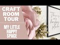 Craft room tour  scrapbooking organisation decor and storage