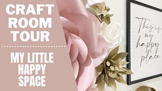 Craft Room Tour | Scrapbooking organisation, decor and storage.