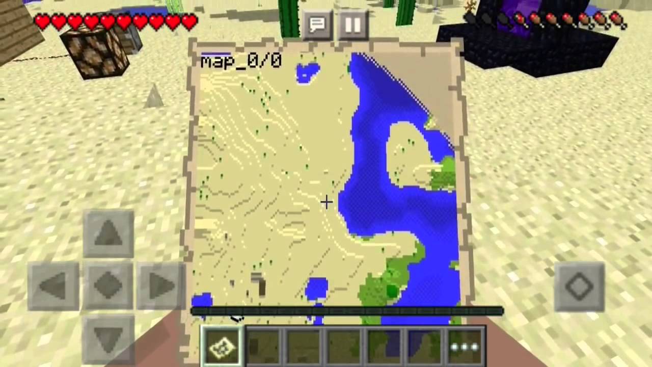 Minecraft PE- 0.13.0 GamePlay - Maps