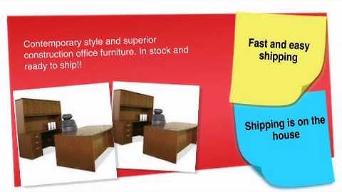 Offices To Go Ventnor Bow Top Desk/Credenza/Hutch Ensemble - VFT21 - ofconcepts.com