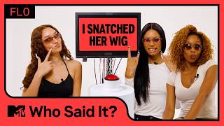 Details FLO on KWN Collab, Mics Being ON, and Dating Advice in Chaotic Game of Who Said It | MTV Music News