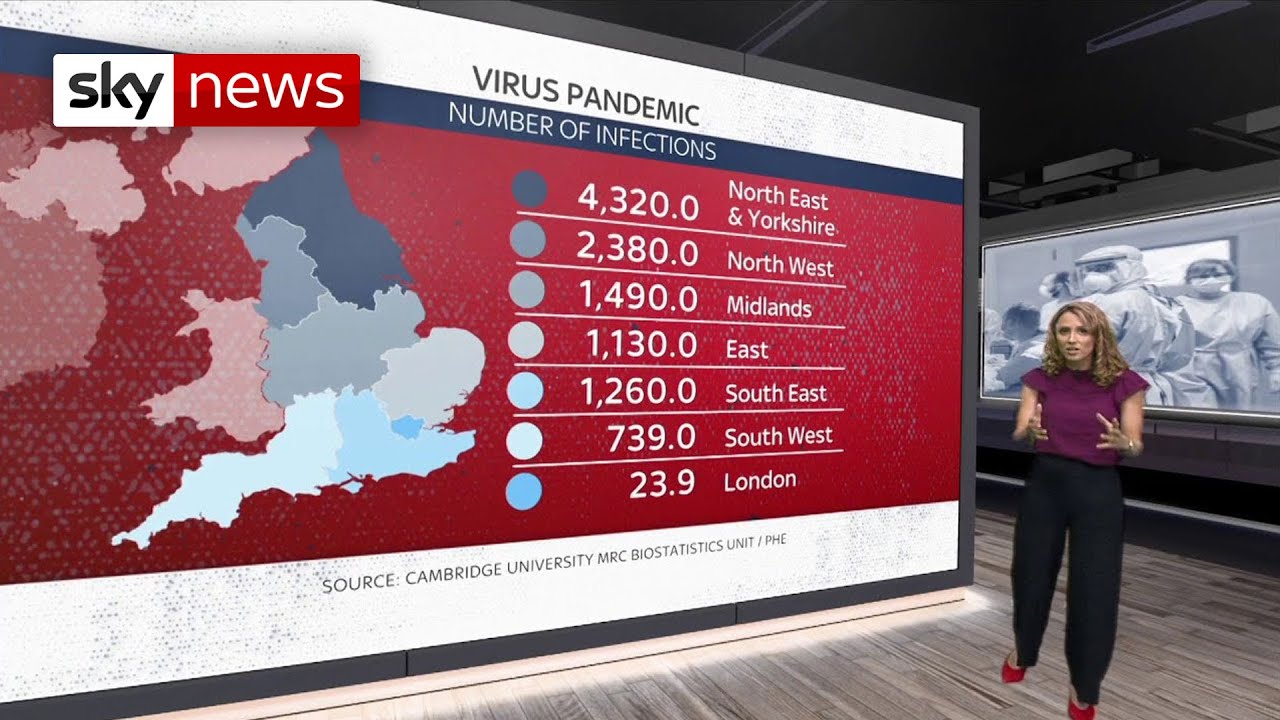 Coronavirus UK: How the COVID-19 infection rate differs in each region in England