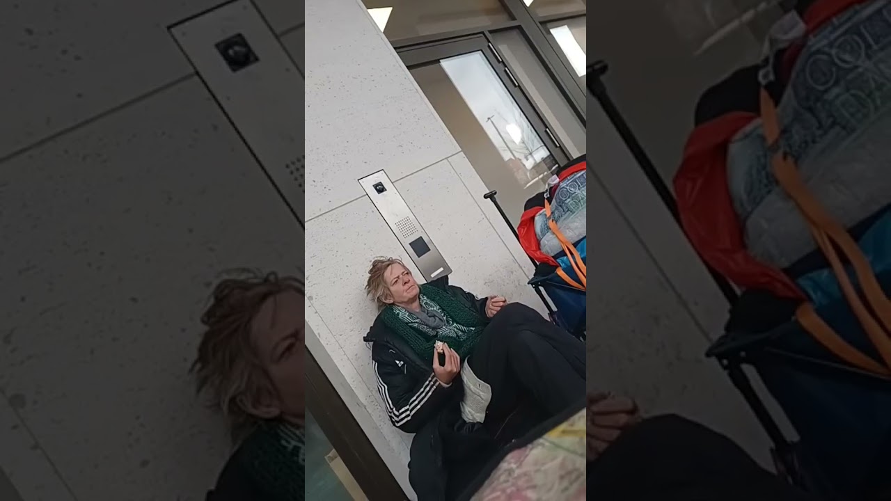 Тяжелая история местной/The hard story of a local homeless woman from Nuremberg