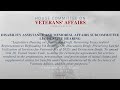 Subcommittee on Disability Assistance and Memorial Affairs Legislative Hearing