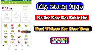My Zong App Review | How To Use My Zong App Complete Details In Videos