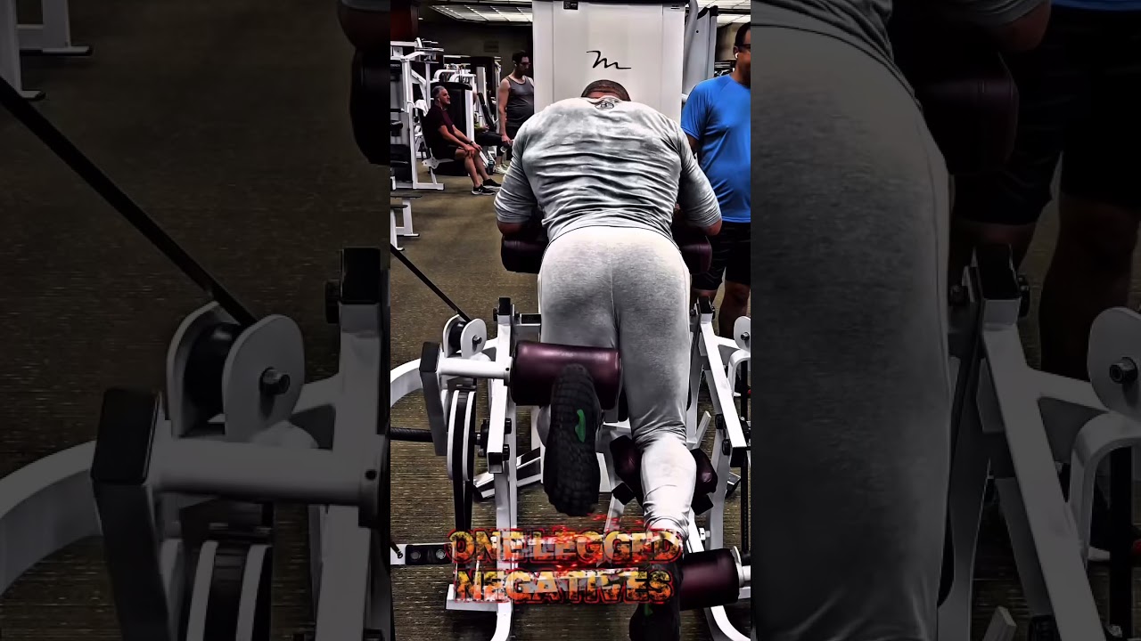 HAMSTRINGS ONE LEGGED NEGATIVES one second up four seconds down #workout #muscle #workouttips