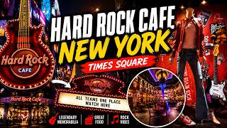 Hard Rock Cafe New York 🇺🇸 | Full Walking Tour & Rock Memorabilia