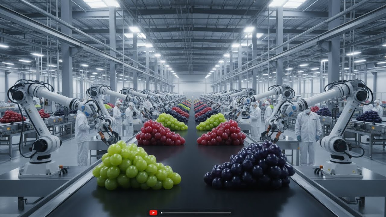 Inside a Grape Juice Factory: From Fresh Grapes to Export Juice (Full Process)