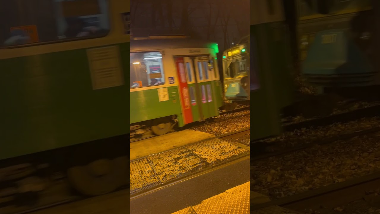 Riverside Train at Longwood in Boston  