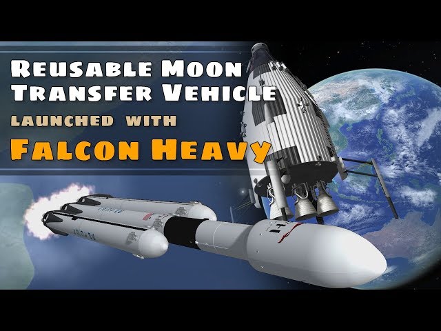 SpaceX Falcon Heavy launches Reusable Moon Transfer Vehicle to the