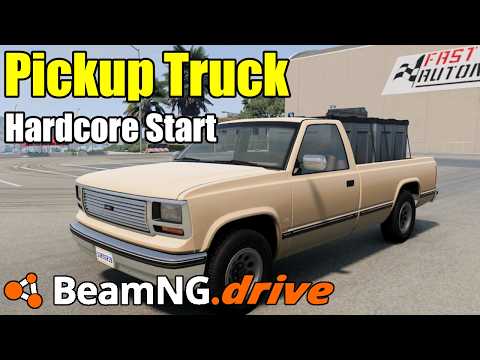 Upgrading To A Truck - Hardcore Series ep9 | BeamNG RLS Career Overhaul Mod