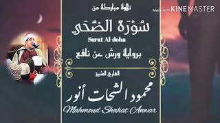 سورة الضحي|القارئ محمود الشحات محمد أنور ❤ برواية ورش عن نافع "حفلات جنوب إفريقيا "
