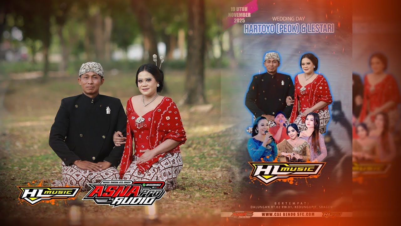 🔴Live   HL MUSIC CAMPURSARI    || ASNA PRO AUDIO || wedding  HARTOYO ( PEOK) & LESTARI