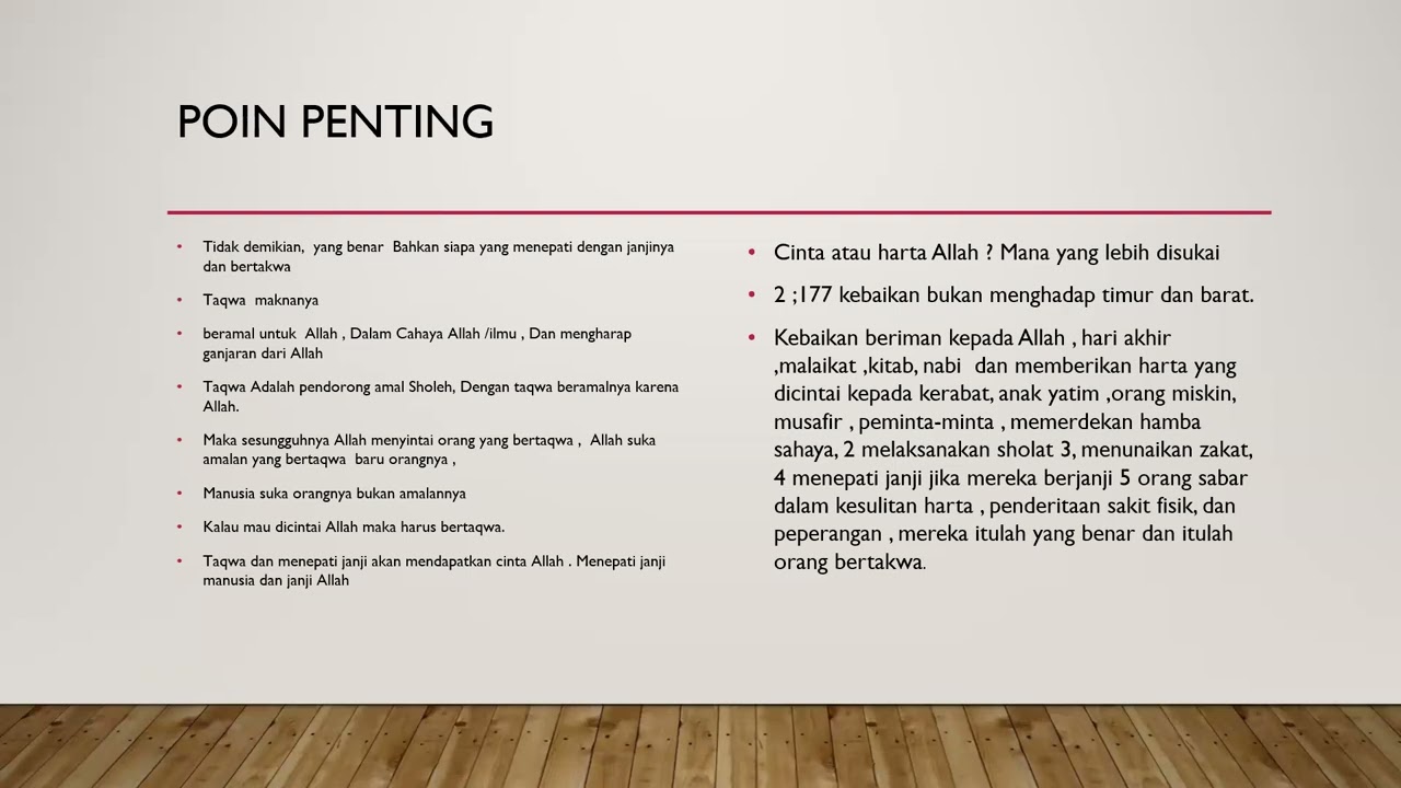 tadabur quran surat ali imron ayat 76 77