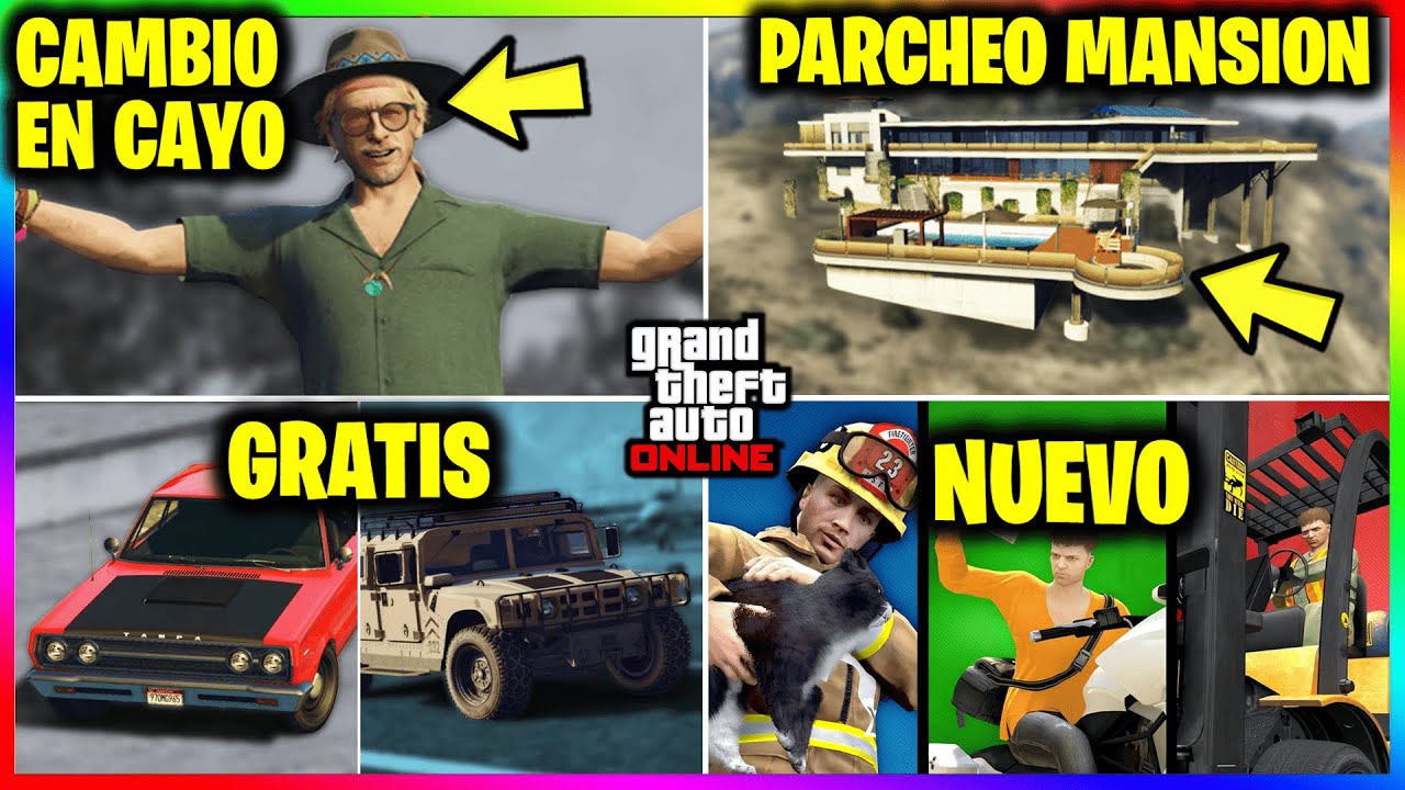 NUEVA ACTUALIZACION! CAMBIOS MASIVOS en MANSION & CAYO! EPICOS TRABAJOS! COCHES GRATIS! GTA Online