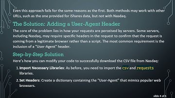 Resolving CSV Download Failures from a URL Using Python