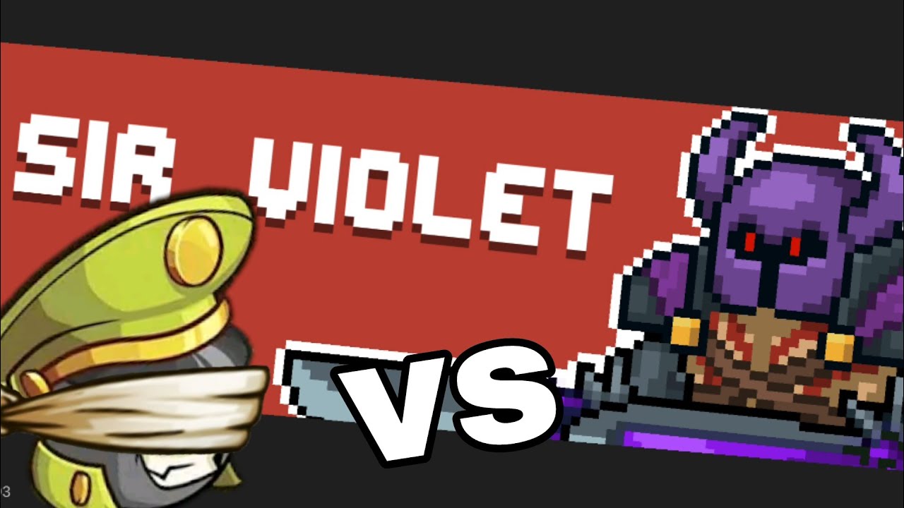 Sir Violet fight: soul knight
