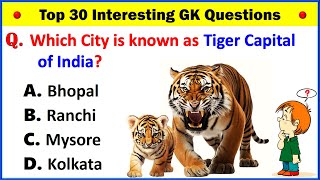 Top 30 INDIA Gk Question and Answer | Gk Questions and Answers | Gk Quiz | Gk Question |Gk GS| GK-32