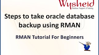 Steps to take the backup of database using RMAN | oracle database backup and recovery |