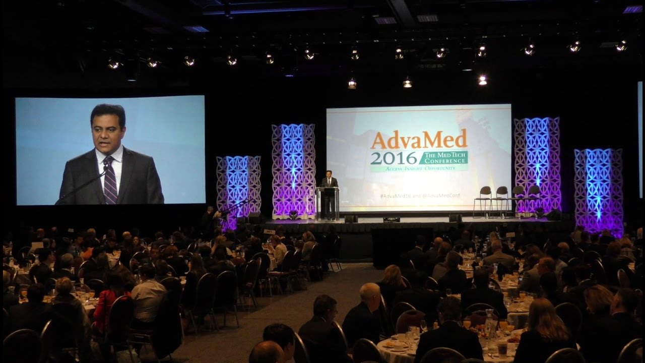 Minister KTR's speech at AdvaMed 2016 Plenary