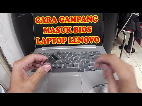 CARA  INSTAL DAN MASUK BIOS  LAPTOP LENOVO IDEAPAD