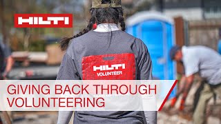 Hilti Careers – Giving back to our community through volunteering