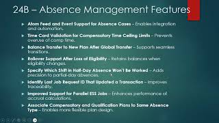 Oracle Absence Management - 24B Upgrade Part A