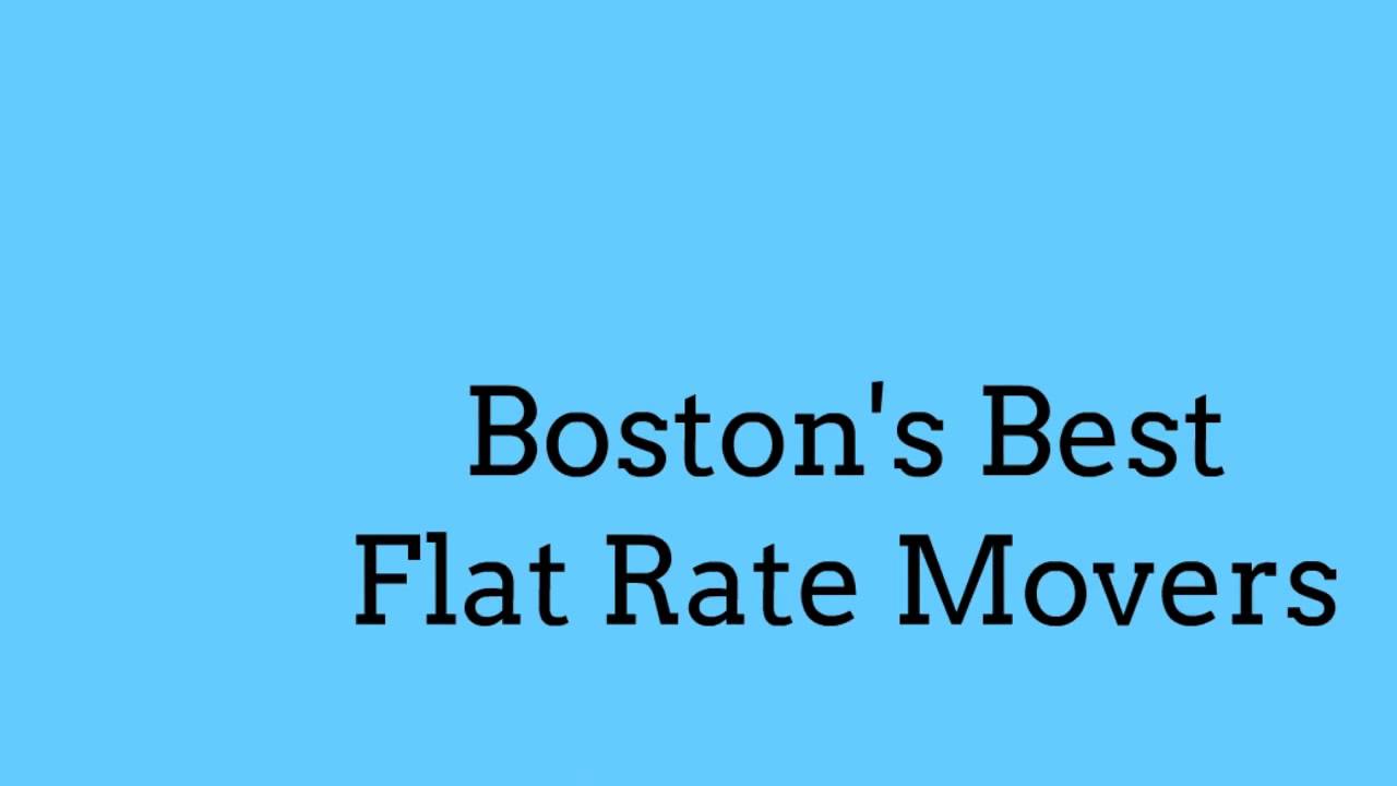 Boston Flat Rate Movers YouTube