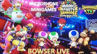 SMPJ + Jamboree TV - DK with the Toads in Bowser Live (Microphone Minigames with my Voice🎤🗣)