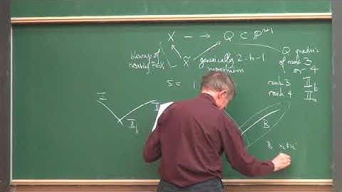 Miles Reid (University of Warwick & Sogang University) / Horikawa quintic n-folds