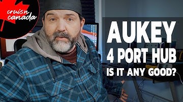Aukey 4 Port Ultra Thin USB 3 0 Hub.  Our First Look.